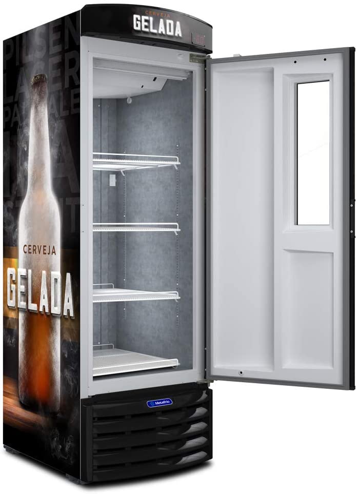 Cervejeira Vertical Metalfrio Glass Viewer Adesivada Melhores Cervejeiras